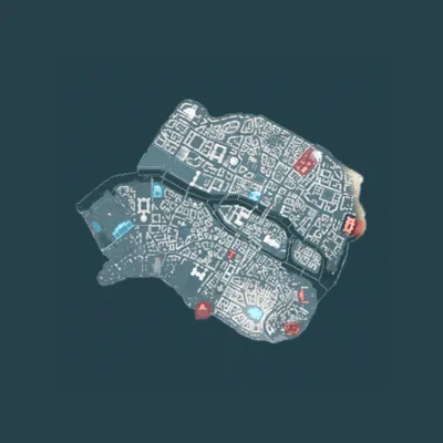 Assassin's Creed Unity interactive map